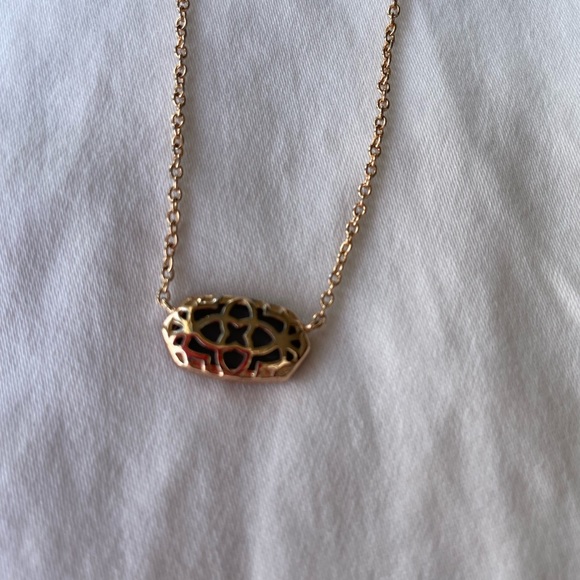 Kendra Scott Elisa Rose Gold Pendant Necklace in Rose Gold Drusy - Picture 5 of 7